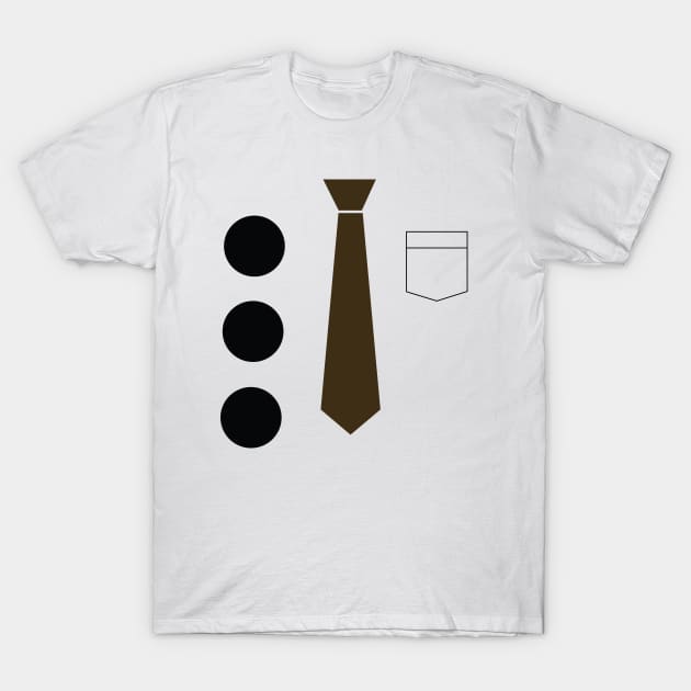 3-Hole Punch Jim Halloween Costume T-Shirt by TossedSweetTees